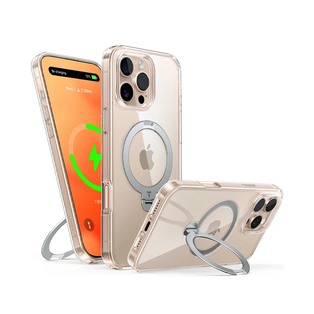 Torras Ostand Pro Spin Stand MagSafe Case, iPhone 16 Pro Max
