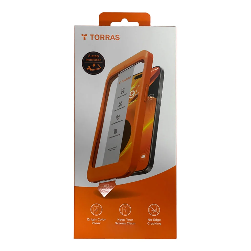 Torras Install Master Screen Protector for iPhone 16 Plus