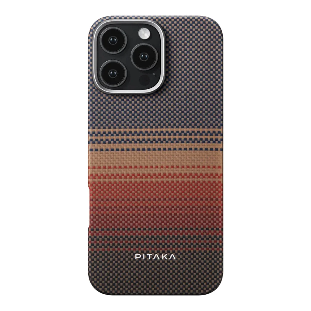 Pitaka Sunset Moonrise Tactile Woven Case for iPhone 16 Pro Max