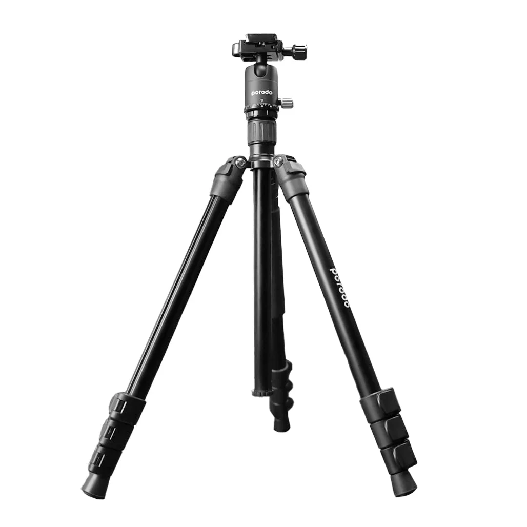 Porodo Professional Aluminum Tripod with Ballhead