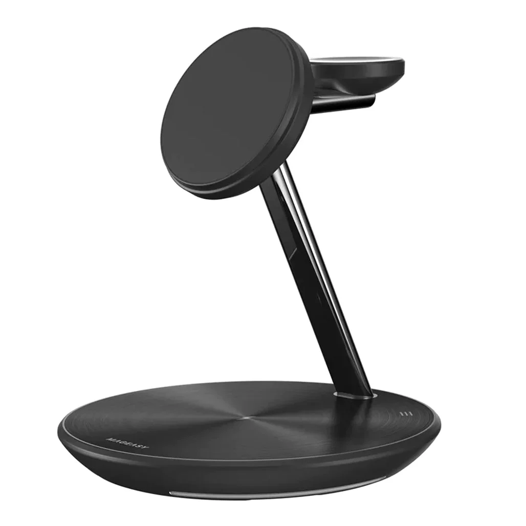 MagEasy PowerStation 5 in 1 Wireless Charging Stand - Black