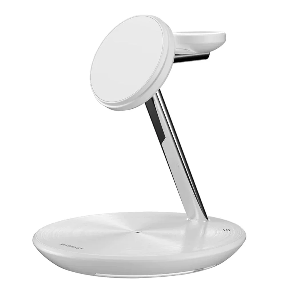 MagEasy PowerStation 5 in 1 Wireless Charging Stand - White