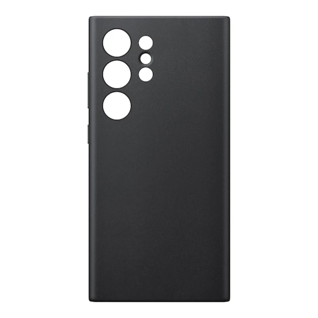 Samsung Galaxy S24 Ultra Vegan Leather Case - Black