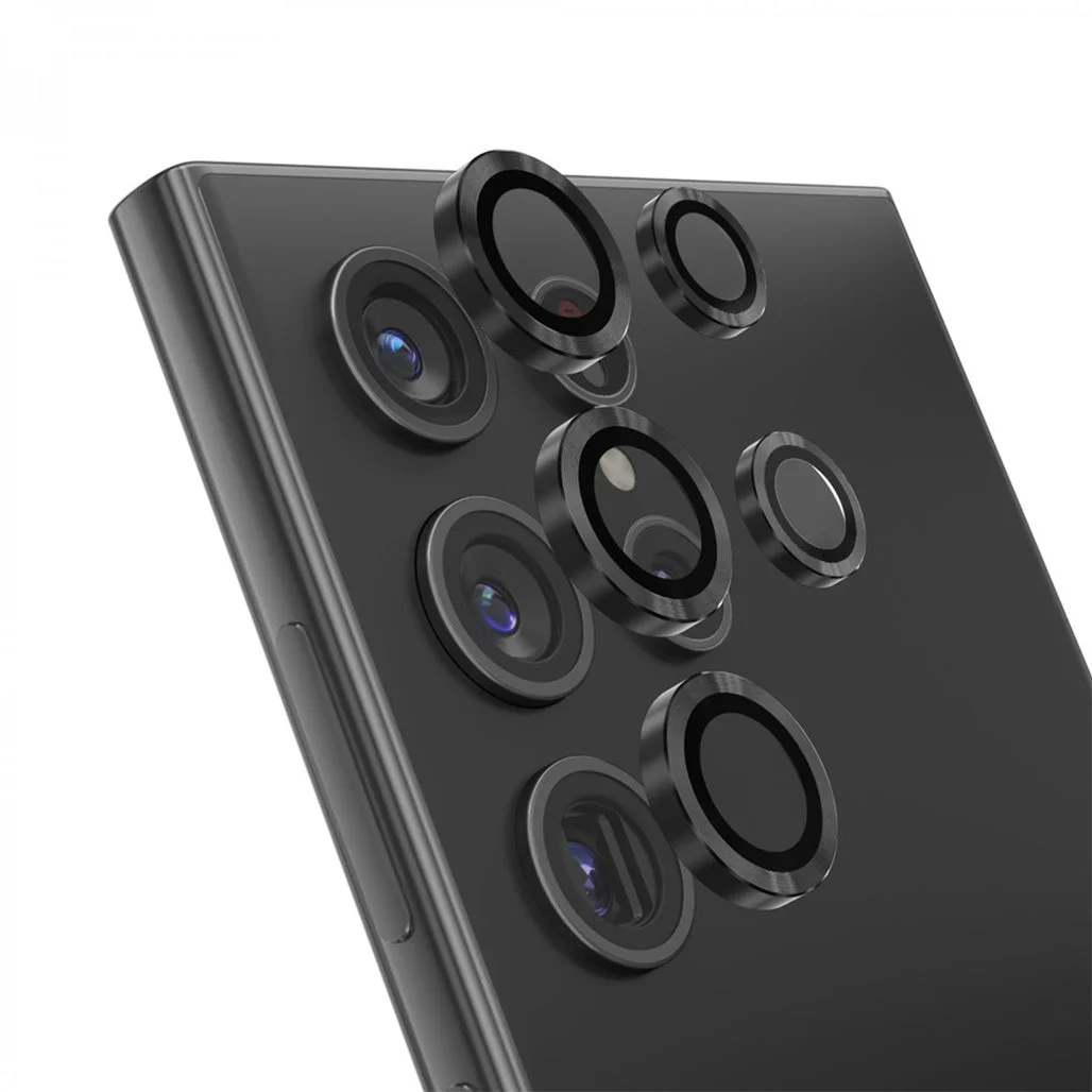 Green Lion S24 Ultra Camera Lens Armor - Black