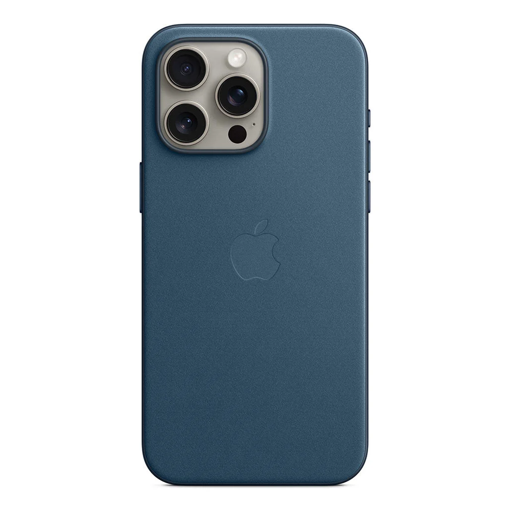 iPhone 15 Pro Max FineWoven Case with MagSafe - Pacific Blue