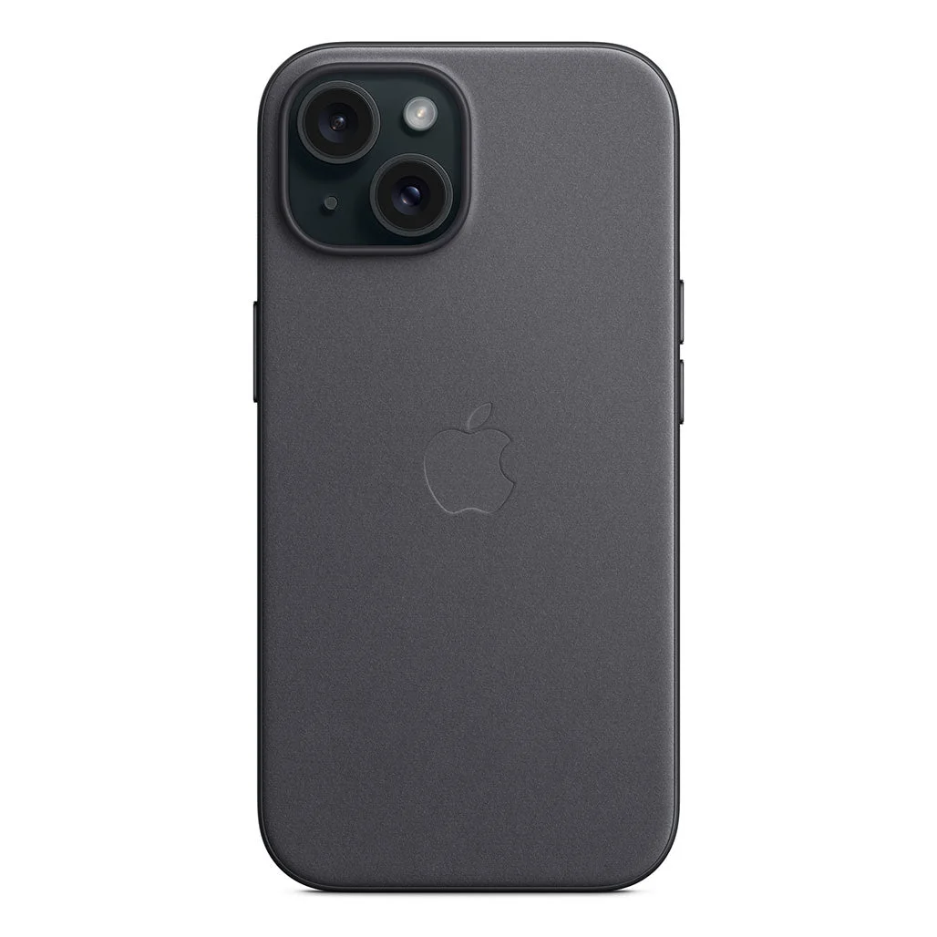 Apple iPhone 15 FineWoven Case with MagSafe - Black
