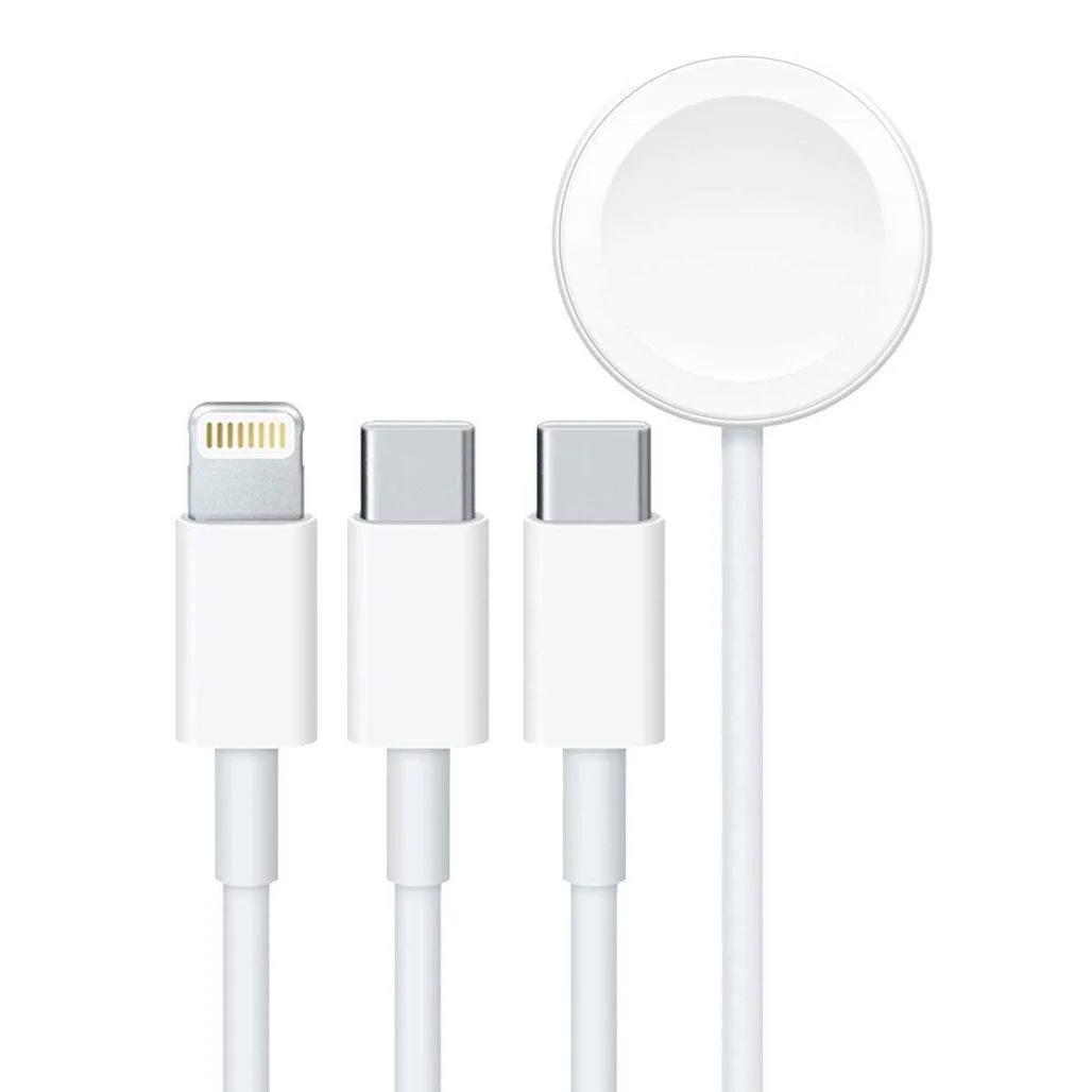 Porodo PB-AWLCC-WH USB-C to Lightning Type-C Watch Charger
