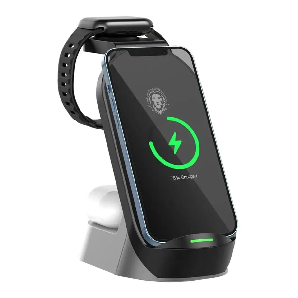 Green Lion 4 in 1 Fast Wireless Charger 15W
