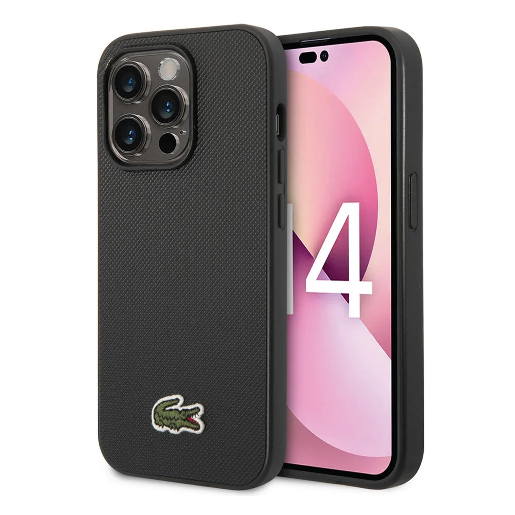 Lacoste Hard Case Iconic Petit Pique PU for iPhone 14 Pro.