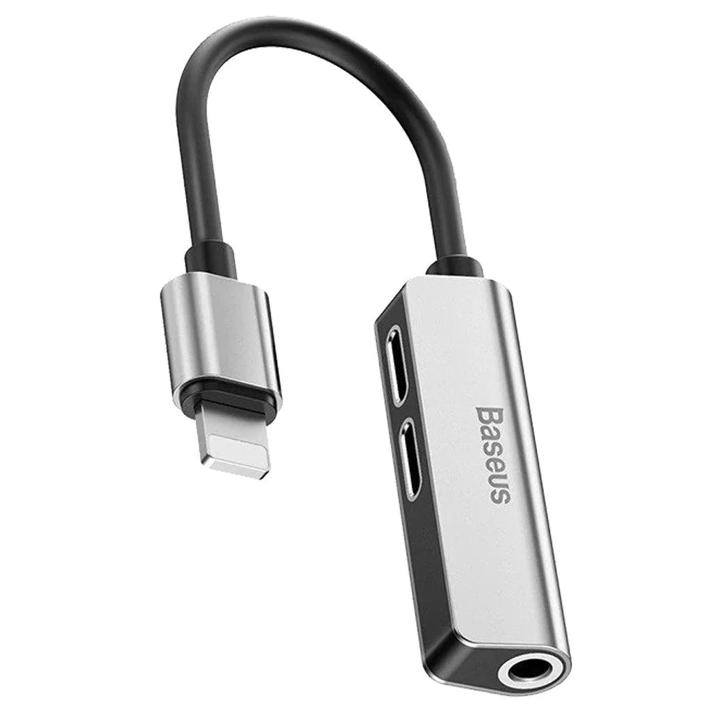 Baseus 3-in-1 iP Male to Dual iP