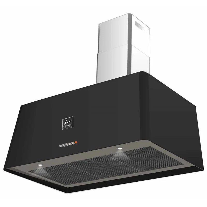 Hood Lofra RAINBOW 90 Black Matt