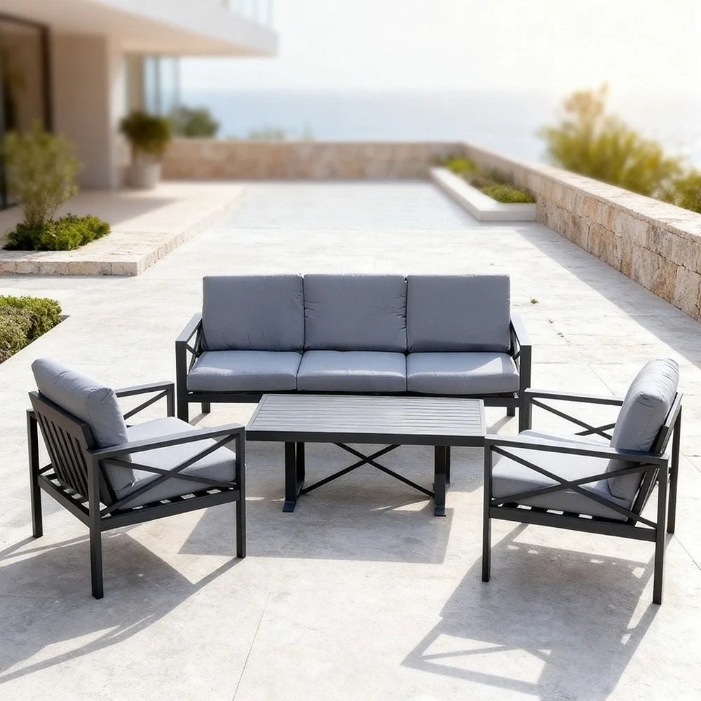 Outdoor Sofa Set FF 61685/5 Dark Grey