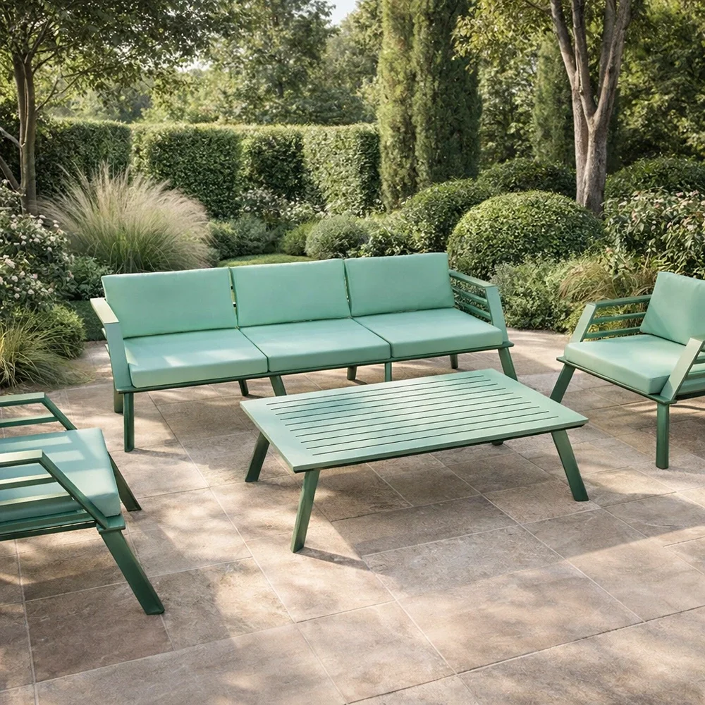 Outdoor Sofa Set FF 7492-5 Green