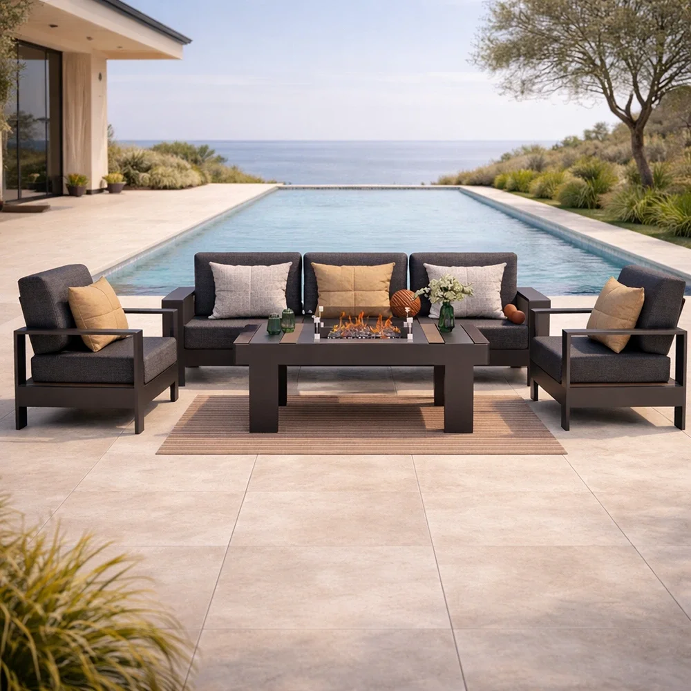 Outdoor Sofa Set FF G23-7203A Grey