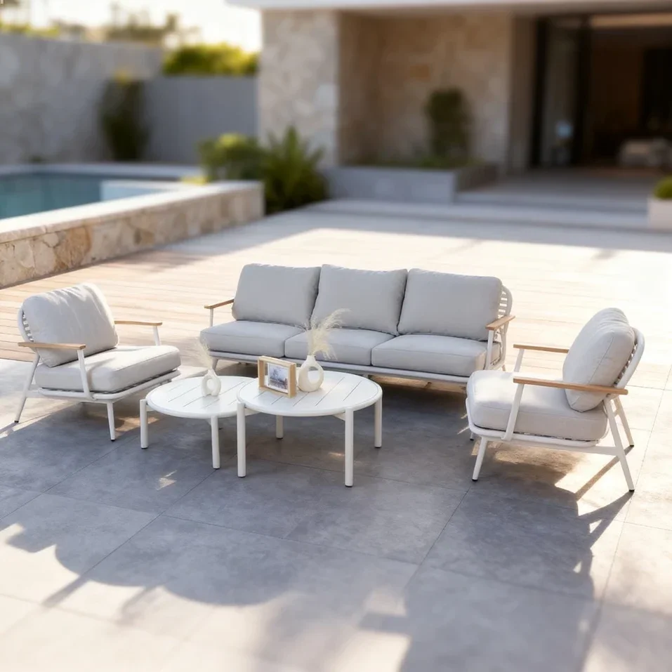 Outdoor Sofa Set FF SI012 Off White