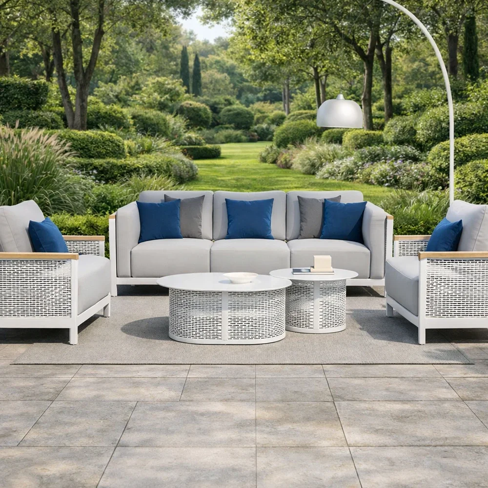 Outdoor Sofa Set FF SI014 Off White