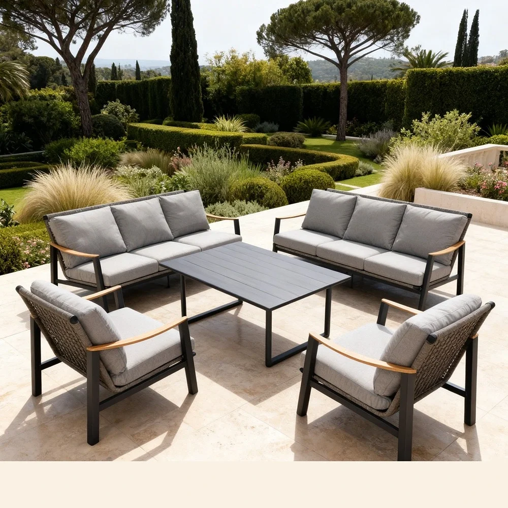 Outdoor Sofa Set FF HT9358S-8 Grey