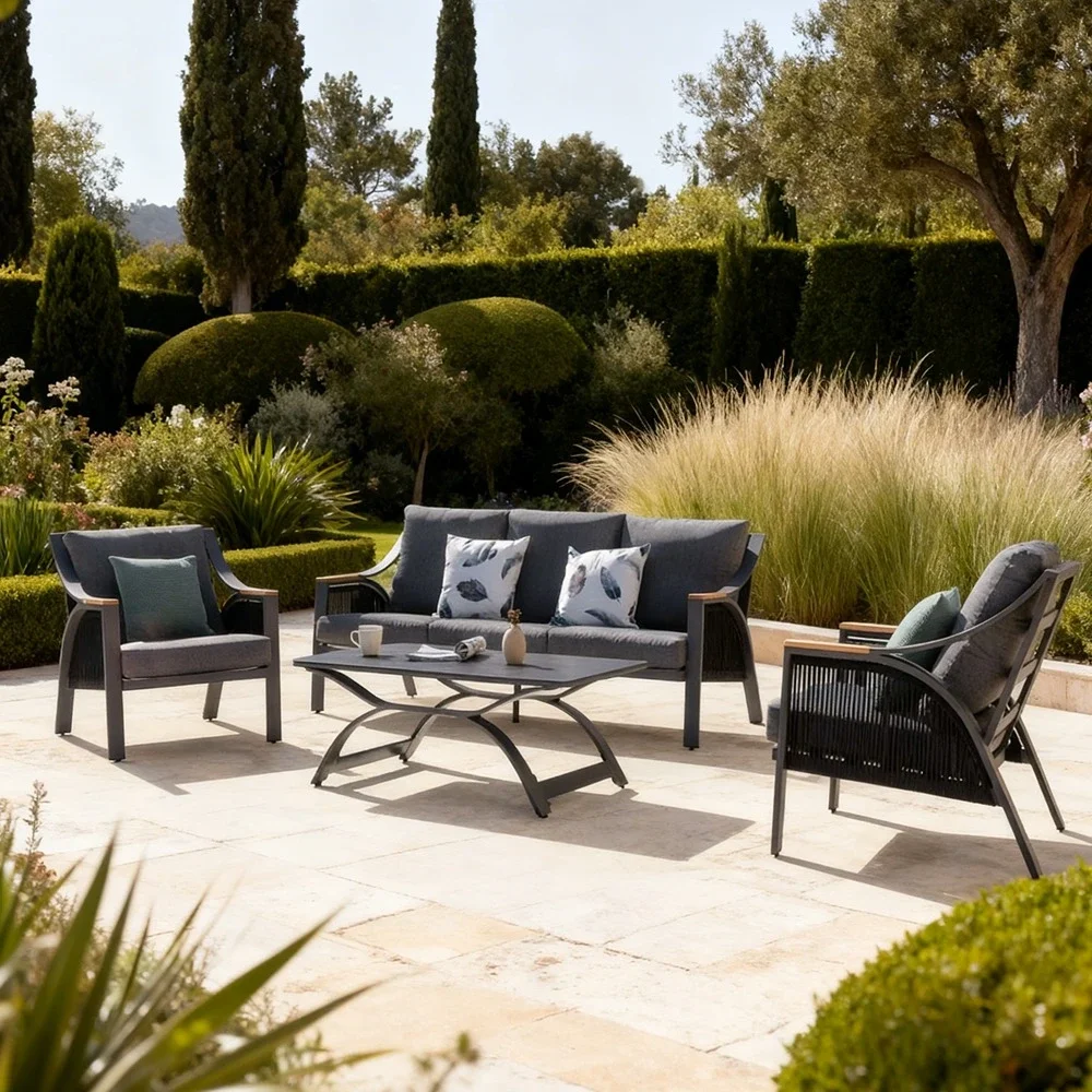 Outdoor Sofa Set FF 157-5 Grey