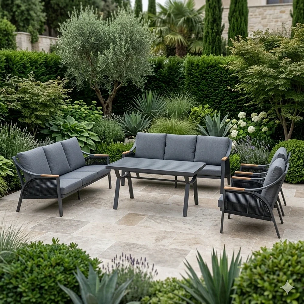 Outdoor Sofa Set FF 157-8 Grey