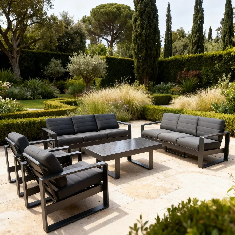 Outdoor Sofa Set FF S23991-8 Grey