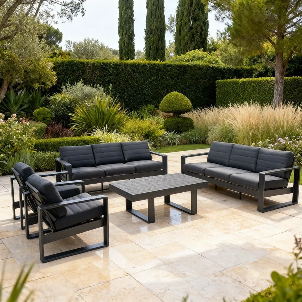 Outdoor Sofa Set FF S19507-8 Grey