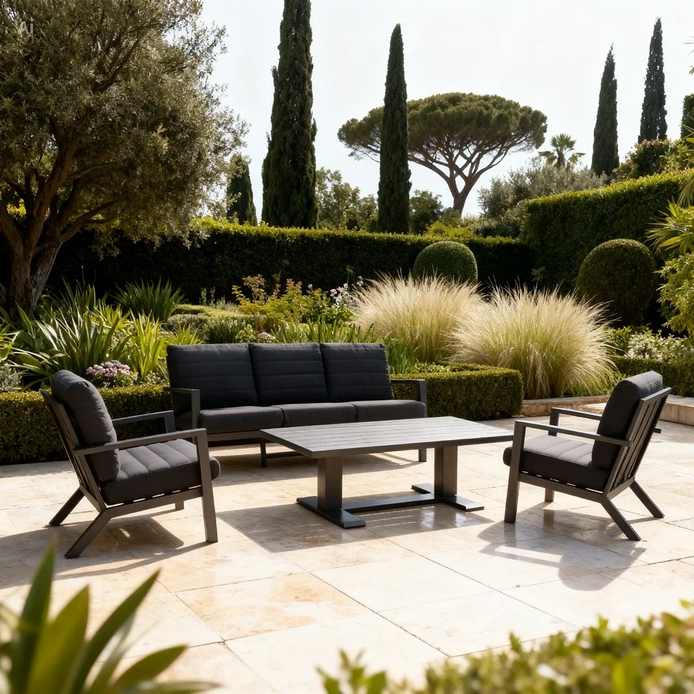 Outdoor Sofa Set FF S19507-5 Grey