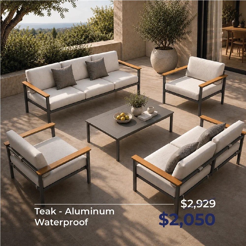 Sofa Set Higold RBM-Nola Grey 1+1+2+3+T