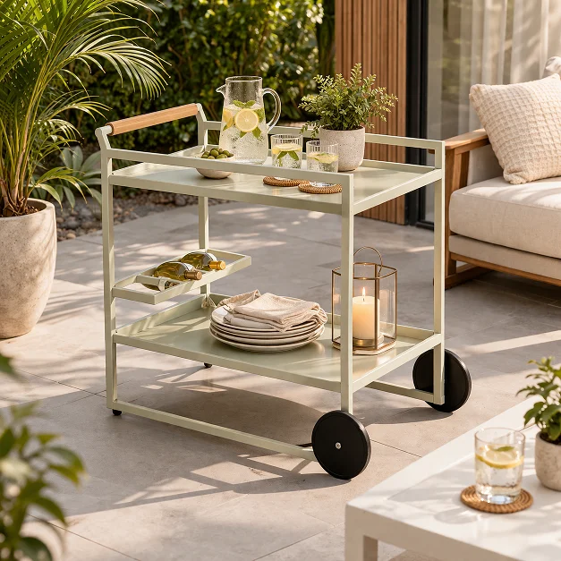 Serving Trolley BT Cream
