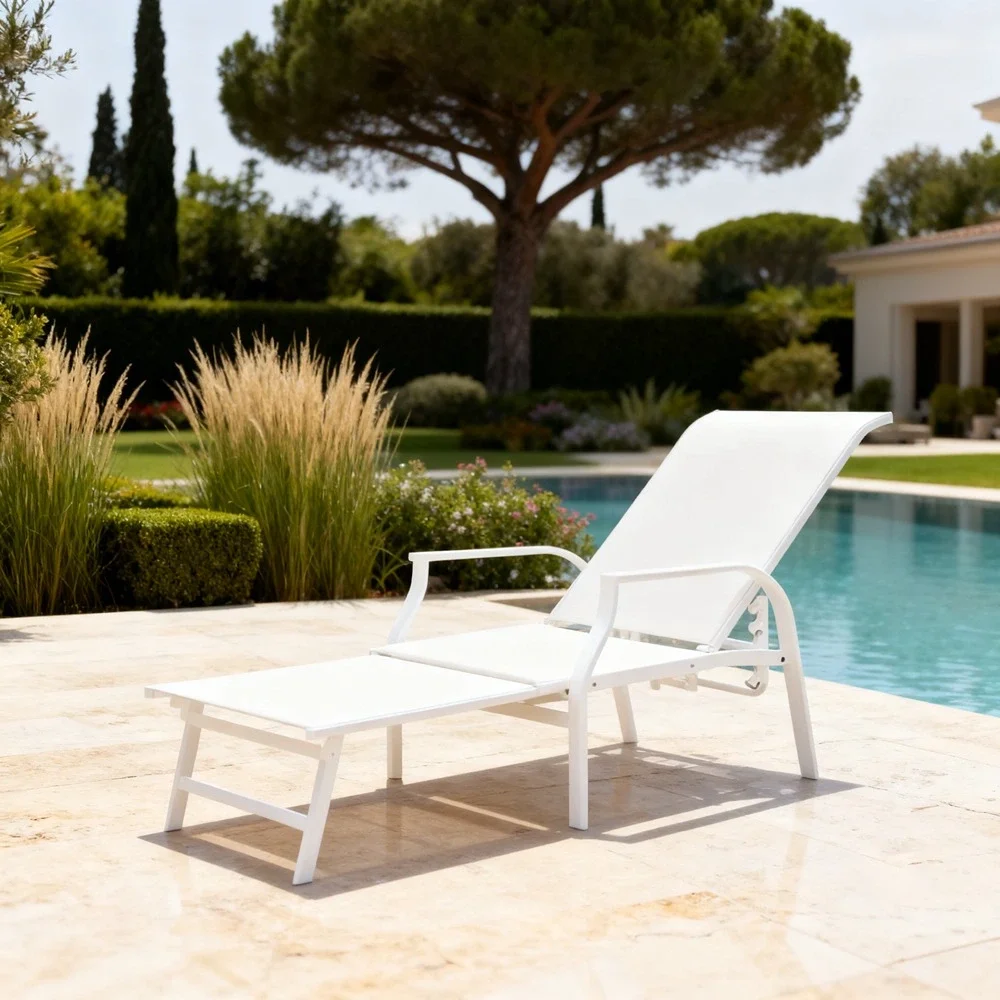Sunlounger FF 159SL White