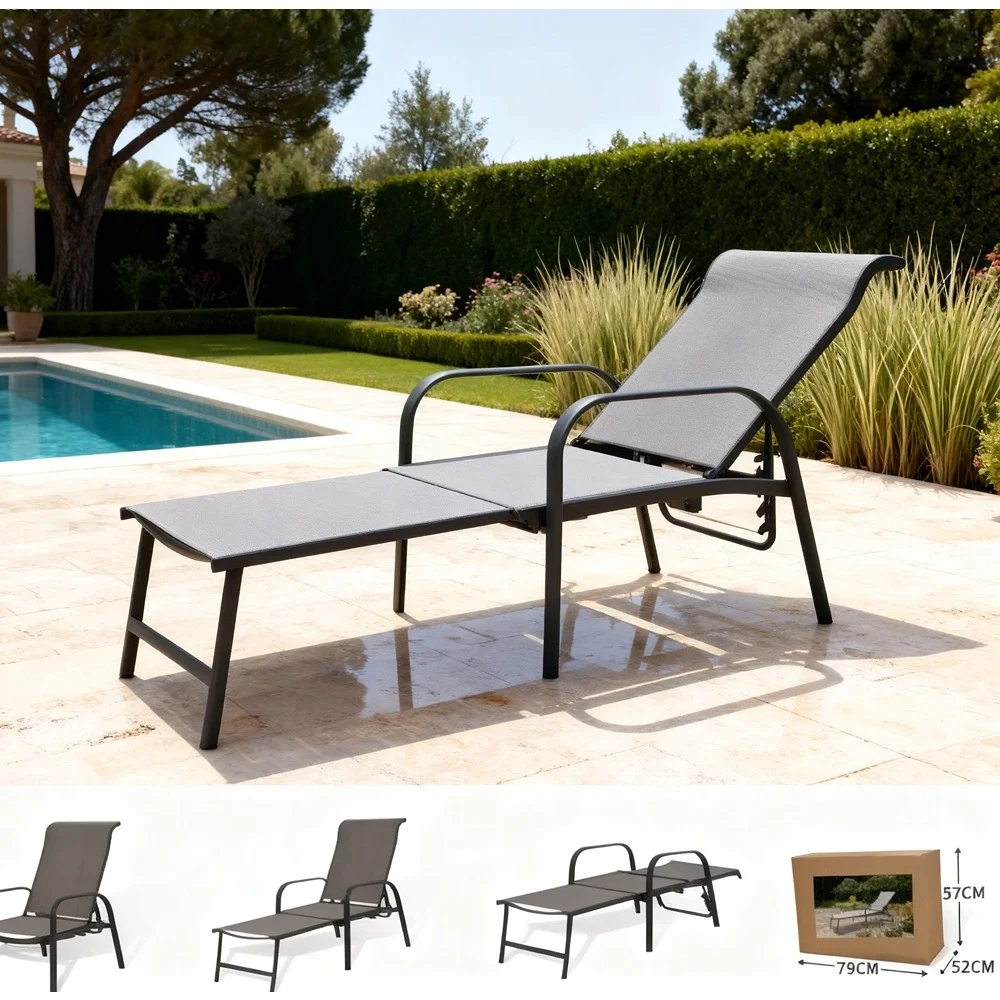 Sunlounger FF 159SL Grey