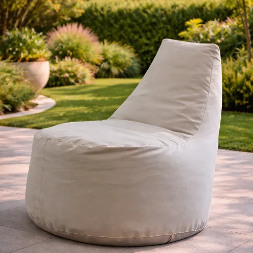 Outdoor Pouf CF Off White