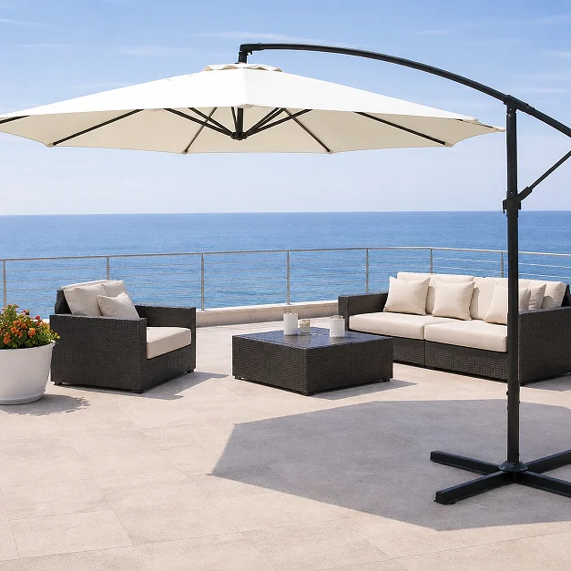 Umbrella FF RXB003 Steel Beige + RX-Base-30