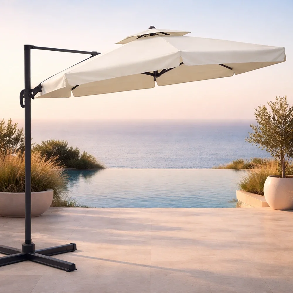 Umbrella FF RXA005 3*4 Grey Frame + Beige