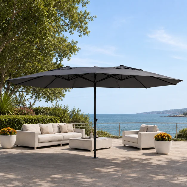 Umbrella FF RXC010 Grey Frame+gray fabric
