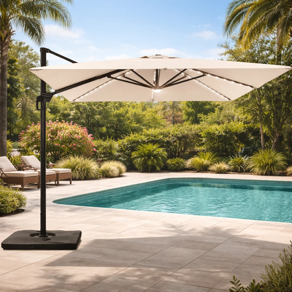 Umbrella FF RXA024L Beige Led 3*3