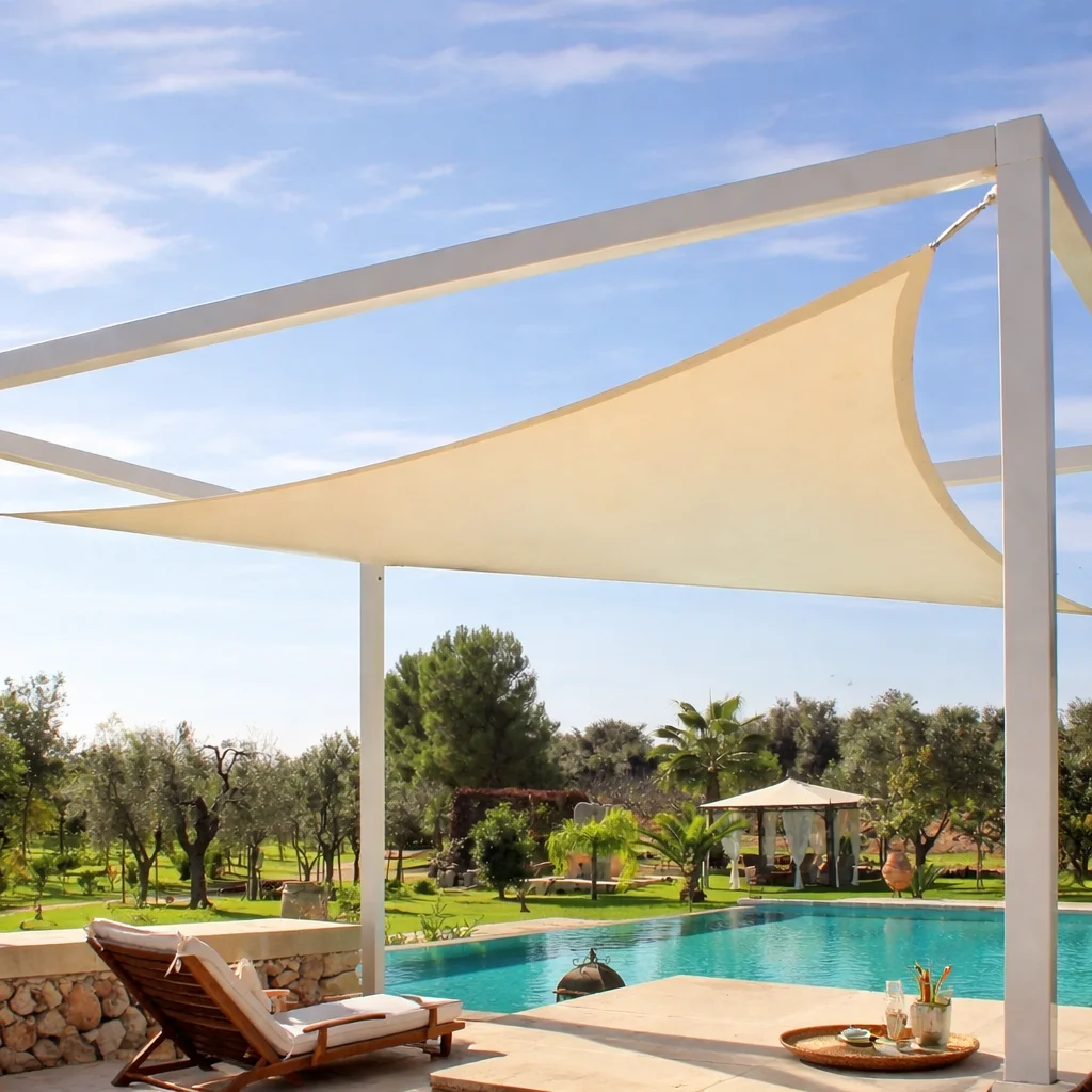 Shade Sail FF 5*5*5M Triangle Beige