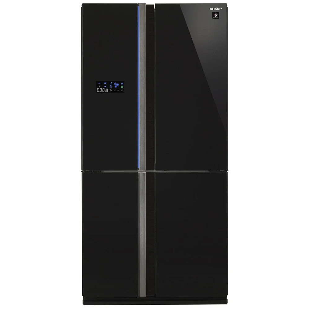 Refrigerator Sharp SJ-FS85V-BK5 Glass Black