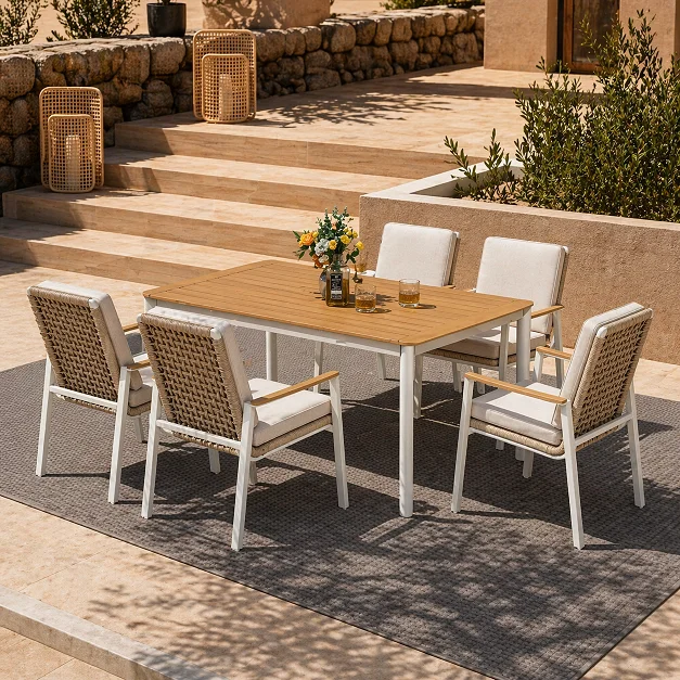 Outdoor Dining Set AF Reisling 1+6 1783