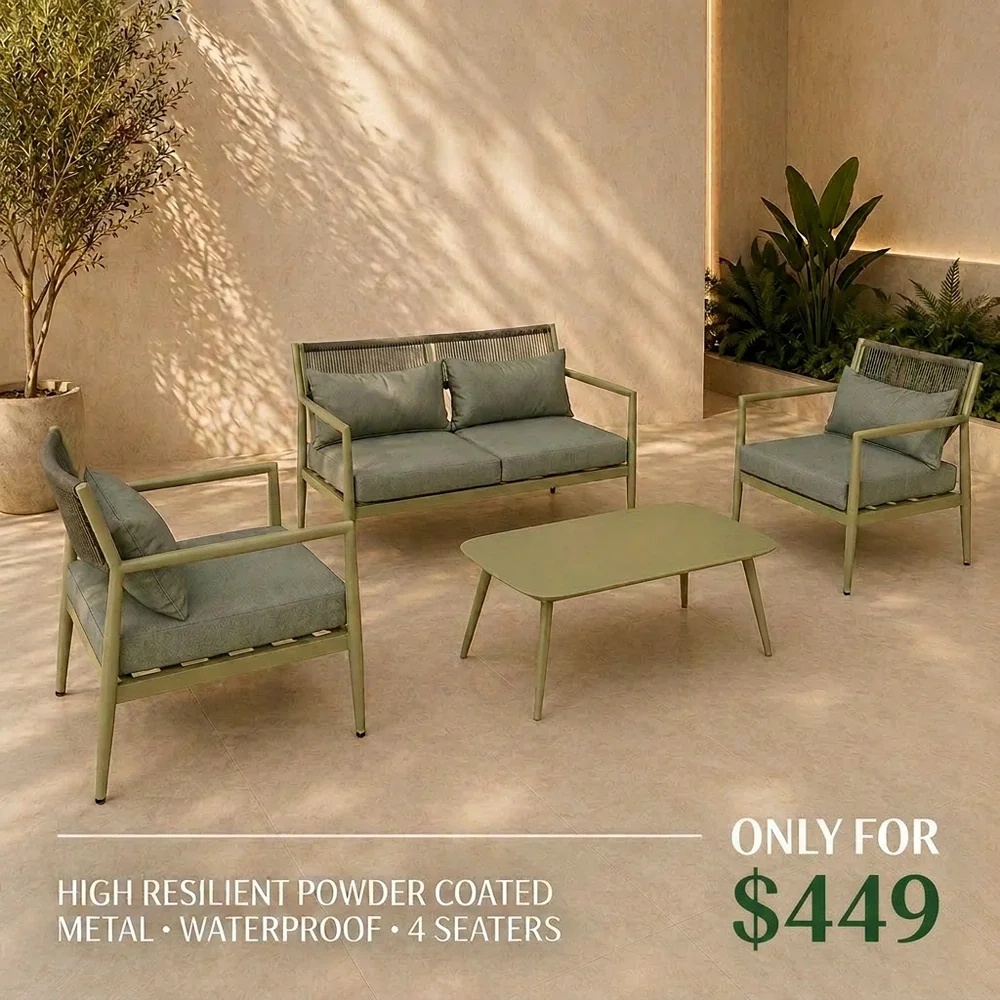 Outdoor Sofa Set HF RM-2510-GREEN
