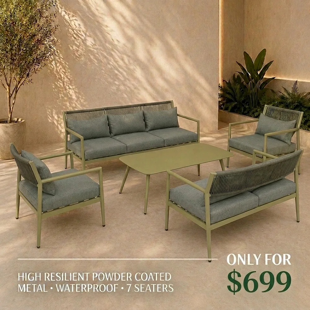Outdoor Sofa Set HF RBM-2510-Green