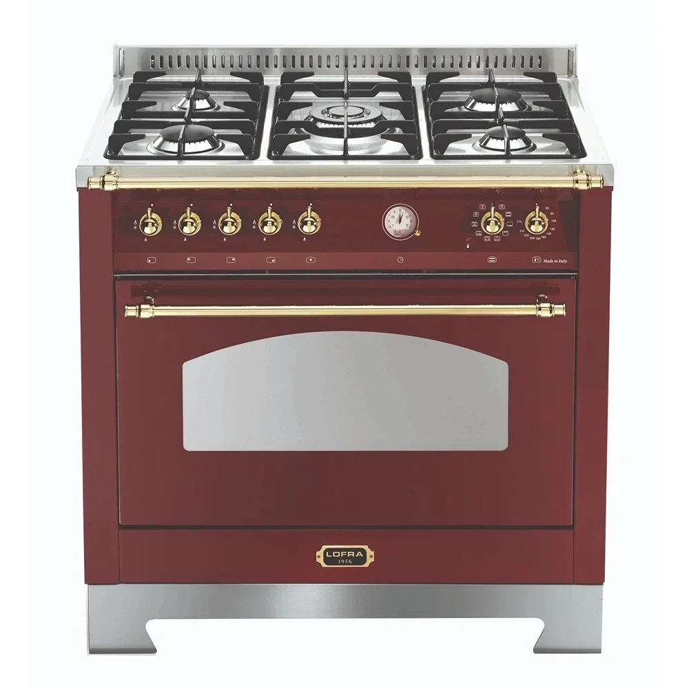 Cooker Lofra RRG96GVGT/CI Burgundy Brass