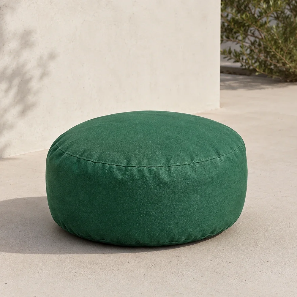 Outdoor Pouf CF Round Green