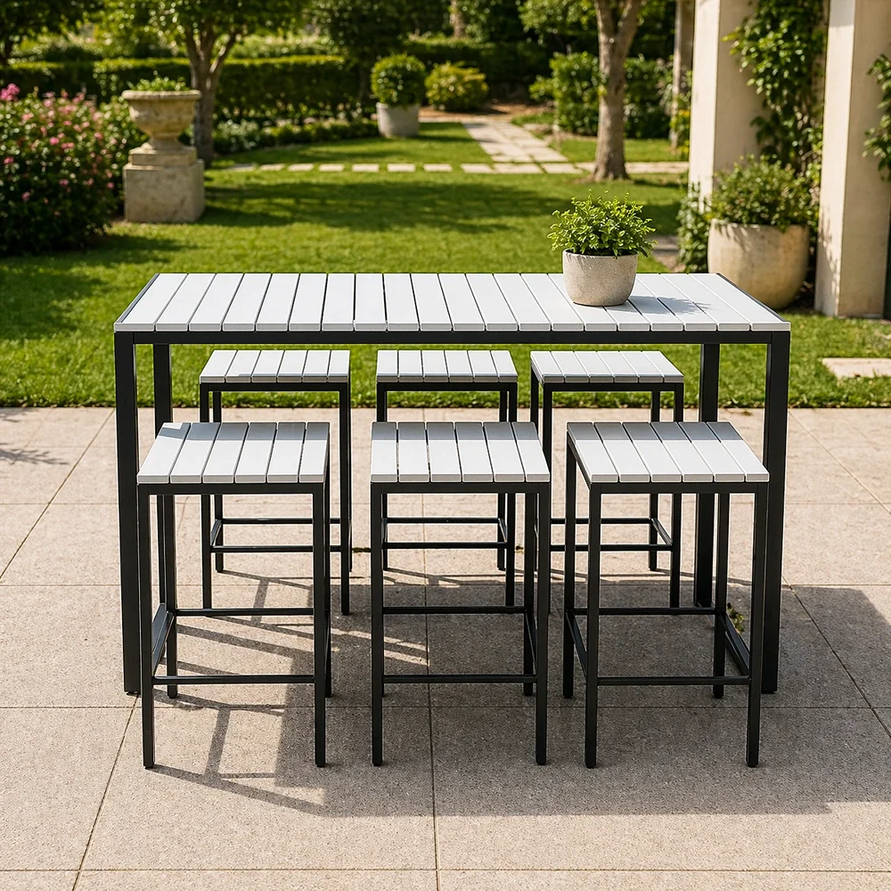 Bar Set FF B107-6 White-grey