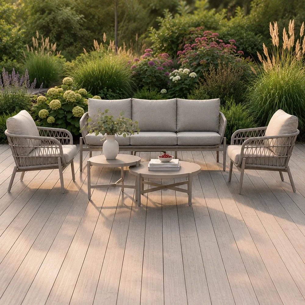 Outdoor Sofa Set FF G25-5105 Beige-Taupe