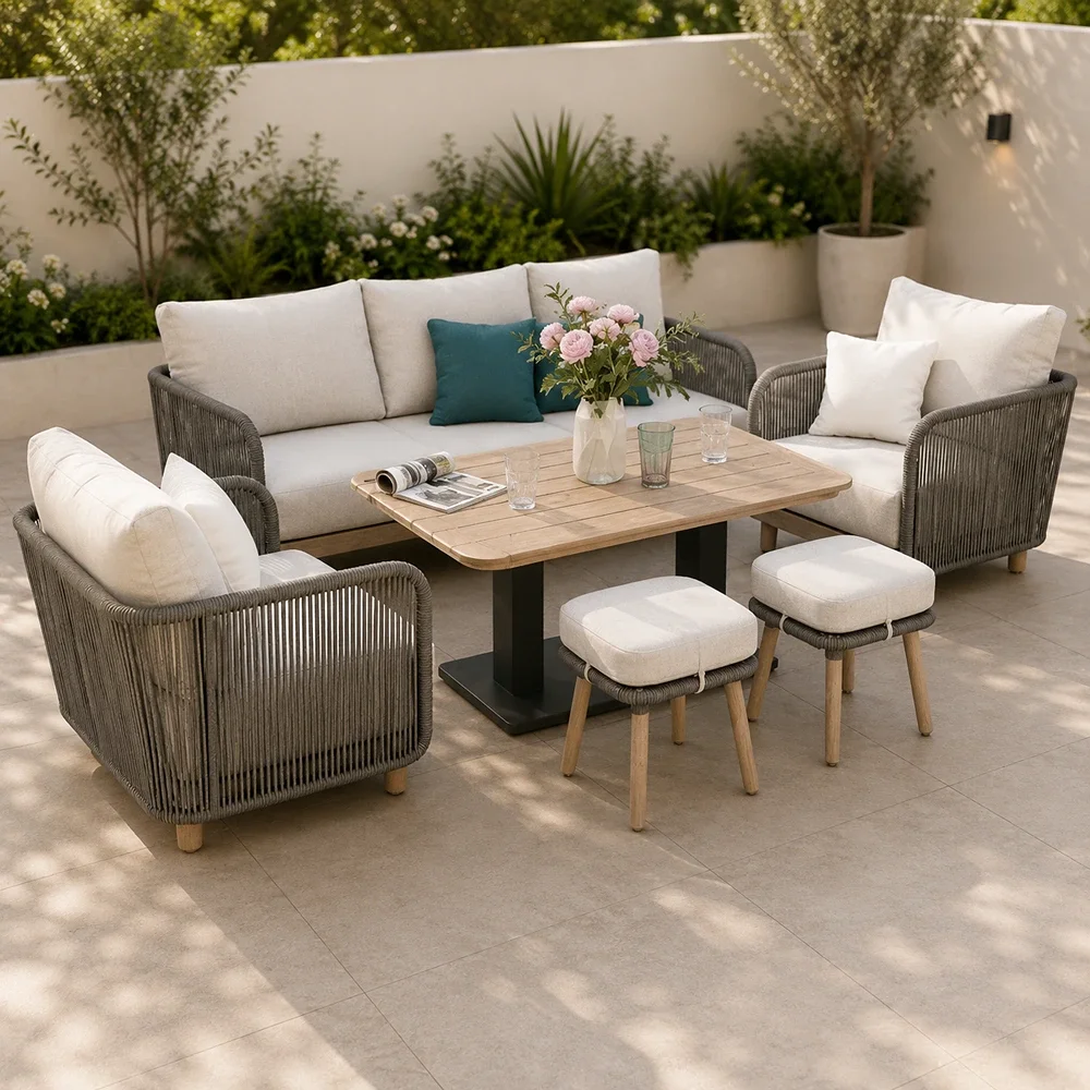 Outdoor Sofa Set FF HT9350-S Grey