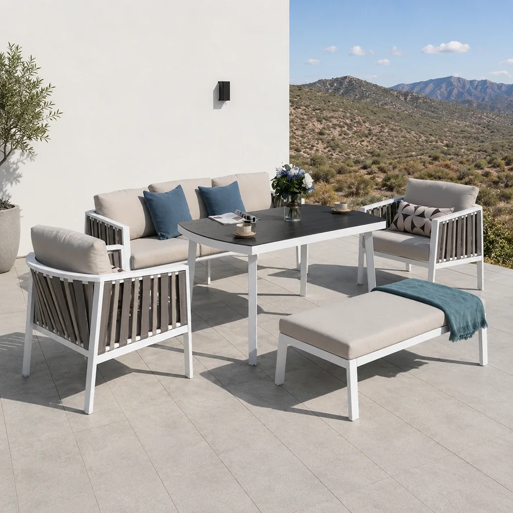 Outdoor Sofa Set FF Nini Beige-White