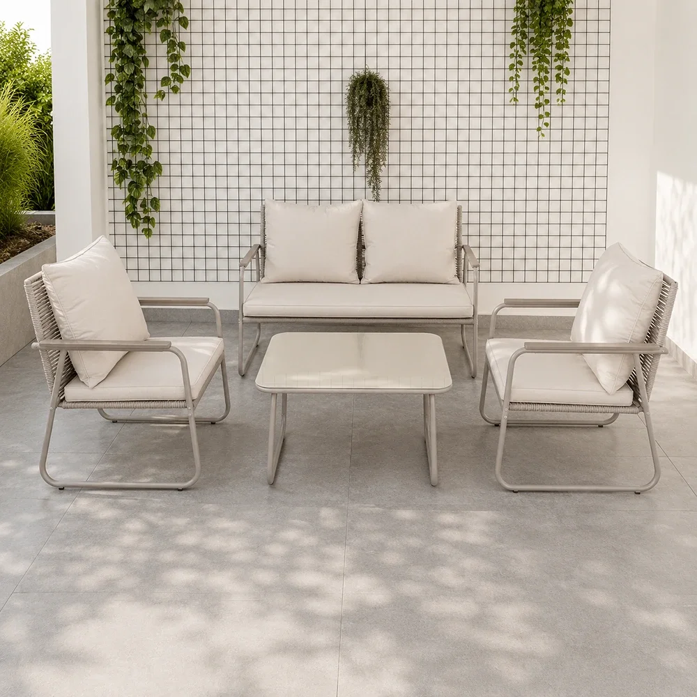 Outdoor Sofa Set FF TS098B Beige
