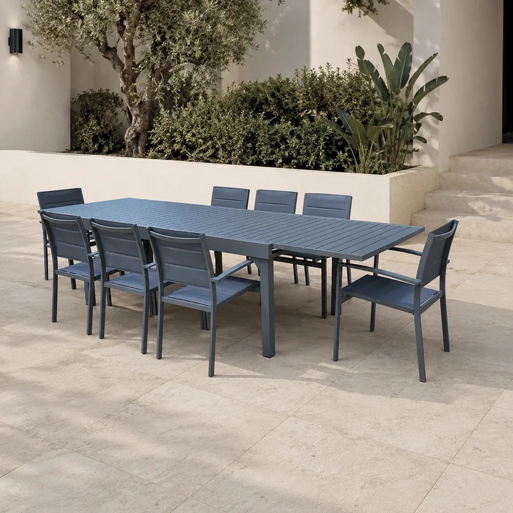 Outdoor Dining Set FF 7488TL/201-8 dark gray