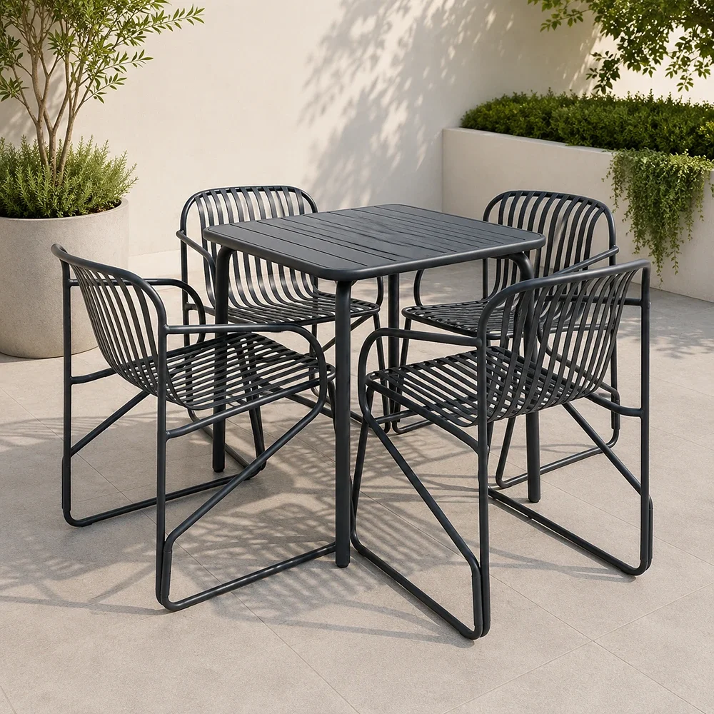 Outdoor Dining Set FF MT70/MC325A dark gray