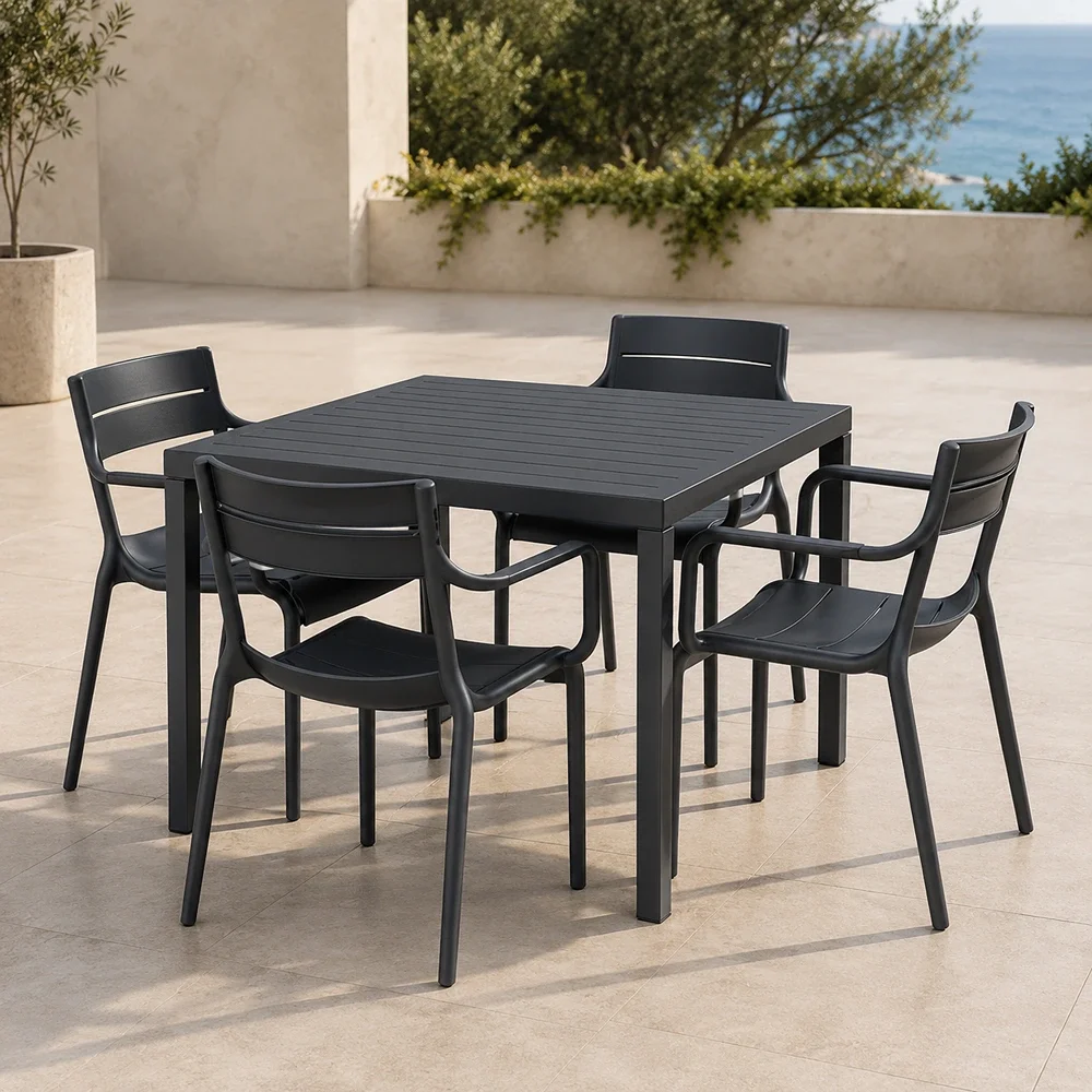 Outdoor Dining Set FF TD536/PP903 Grey